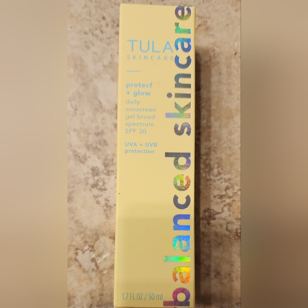 Tula 'Protect +Glow' Daily Sunscreen Gel Broad Spectrum SPF 30.
